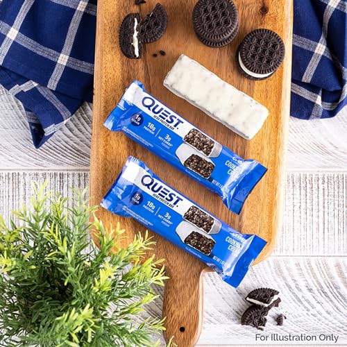 Quest Nutrition Crispy Cookies & Cream Hero Protein Bar, 18g Pro...