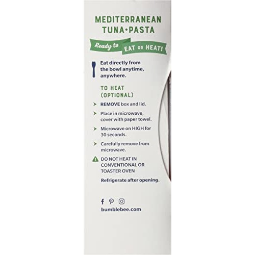 Bumble Bee Quick Catch Mediterranean Pasta, Wild Caught Tuna And