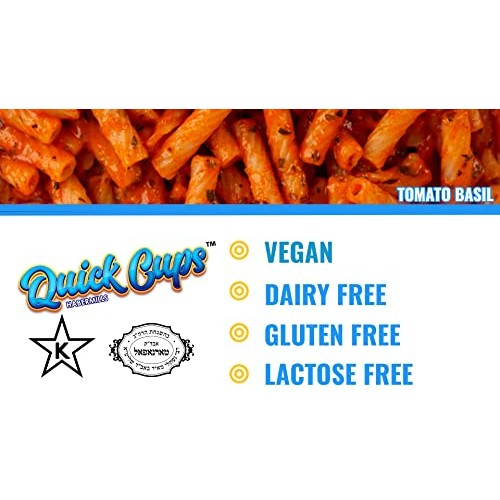 Quick Cups Instant Mac & Cheese Cups- Gluten-Free, Dairy-Free, V...