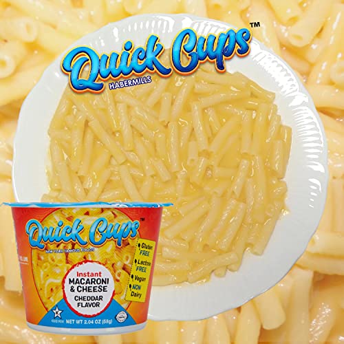 Quick Cups Instant Mac & Cheese Cups- Gluten-Free, Dairy-Free, V...