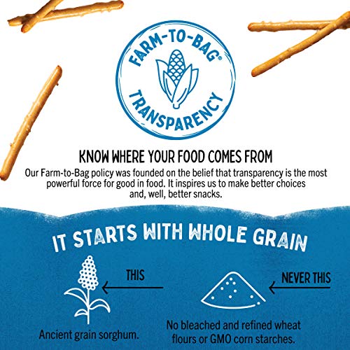 Quinn Snacks Non-Gmo And Gluten Free Pretzels, Classic Sea Salt,