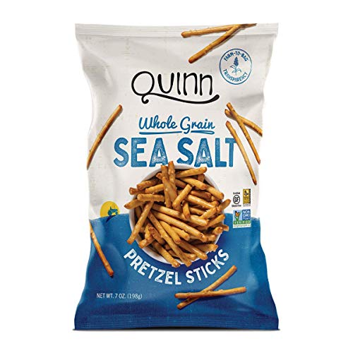 Quinn Snacks Non-Gmo And Gluten Free Pretzels, Classic Sea Salt,