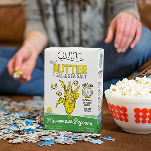Quinn Snacks Microwave Popcorn - Made With Organic Non-Gmo Corn