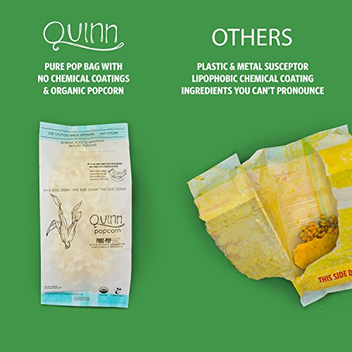 Quinn Snacks Microwave Popcorn - Made With Organic Non-Gmo Corn