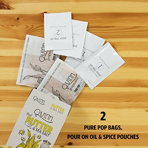 Quinn Snacks Microwave Popcorn - Made With Organic Non-Gmo Corn