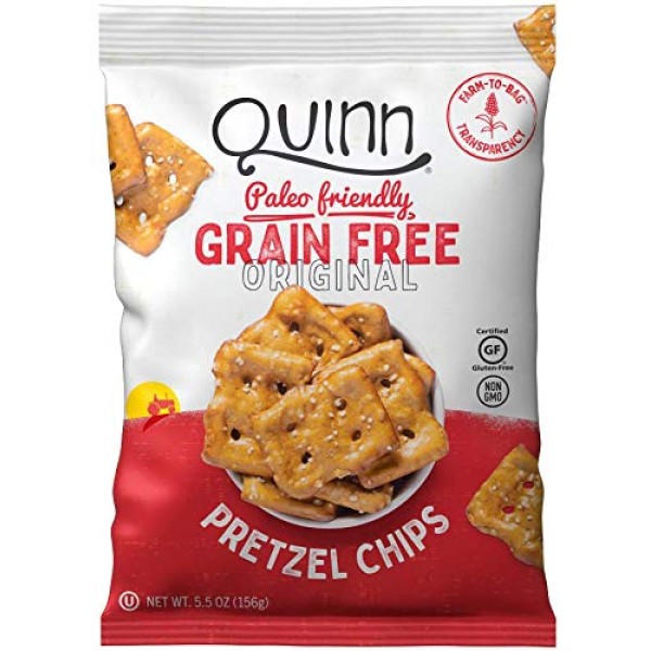 Quinn, Chips Pretzel Grain Free Paleo Gluten Free, 5.5 Ounce