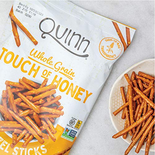 Quinn Whole Grain Touch Of Honey Pretzel Stick, 7 Ounce Bag 4 C