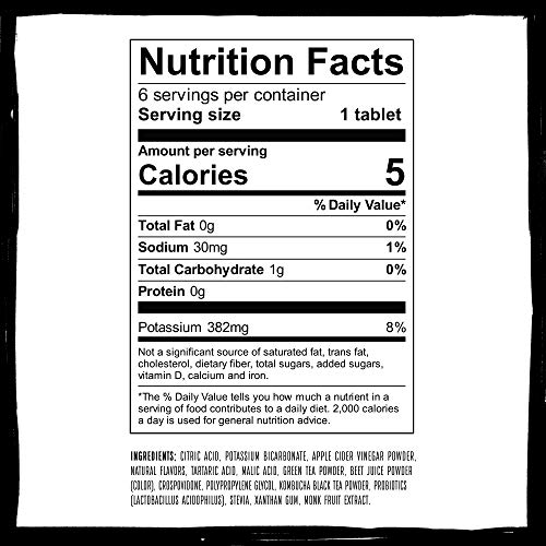 Qula Kombucha Drink Tabs Queen Of Cups Guava Rose Flavor Trans