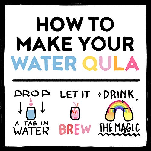 Qula Kombucha Drink Tabs Queen Of Cups Guava Rose Flavor Trans