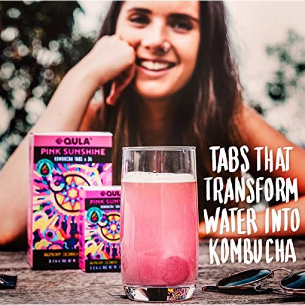 QULA Kombucha Drink Tabs Trial Pack Transform water into delic...