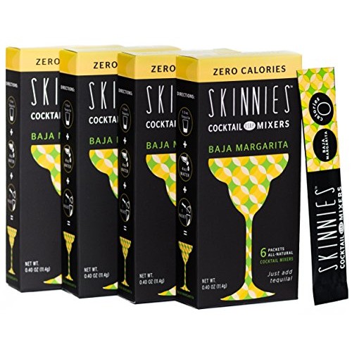 Rsvp Skinnies - 0 Calorie Mixers - Baja Margarita, 4-Boxes 6 Pa