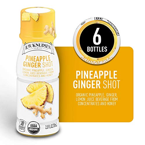R.W. Knudsen Organic Pineapple Ginger Juice Shots, 2.5 Fluid Oun