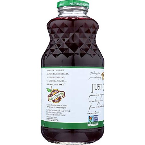 R.W. Knudsen Organic Just Cranberry Juice, 32 Ounces Packaging