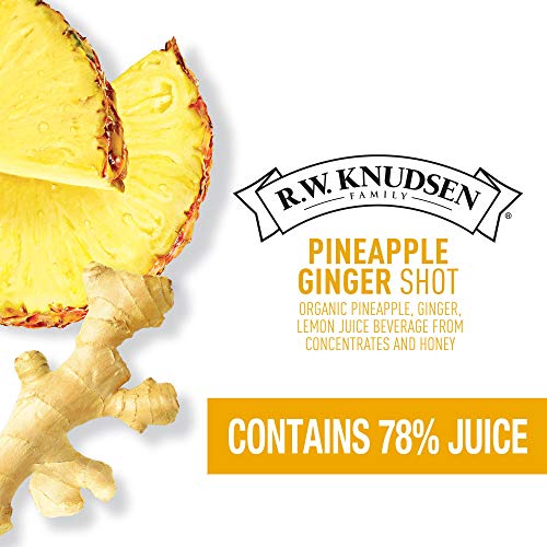 R.W. Knudsen Organic Pineapple Ginger Juice Shots, 2.5 Fluid Oun