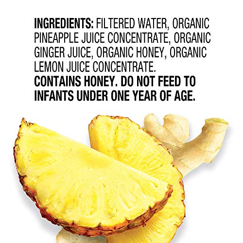R.W. Knudsen Organic Pineapple Ginger Juice Shots, 2.5 Fluid Oun