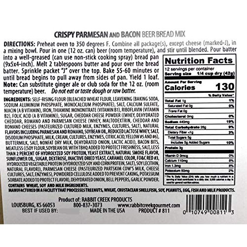 Rabbit Creek Beer Bread Mix Variety Pack - Cheddar Bacon, Cheesy