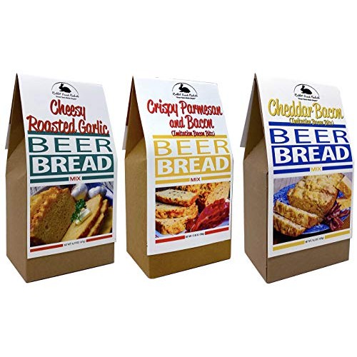Rabbit Creek Beer Bread Mix Variety Pack - Cheddar Bacon, Cheesy