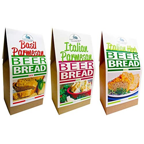 Rabbit Creek Beer Bread Mix Variety Pack Of 3 – Italian Parmesan