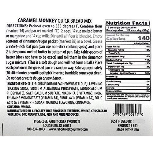 Rabbit Creek Monkey Bread Mix Variety Pack Of 2 – Quick Monkey B