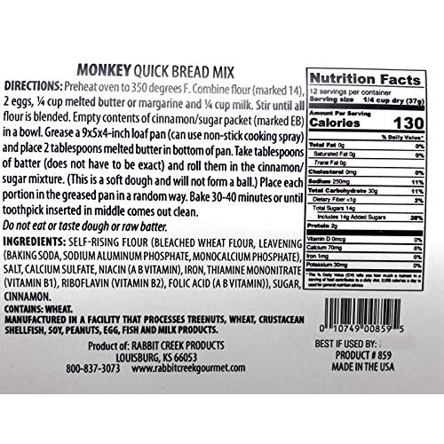 Rabbit Creek Monkey Bread Mix Variety Pack Of 2 – Quick Monkey B