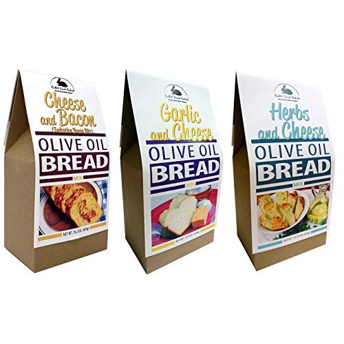 Rabbit Creek Olive Oil Bread Mix Variety Pack Of 3 – Herb &Amp; Chee