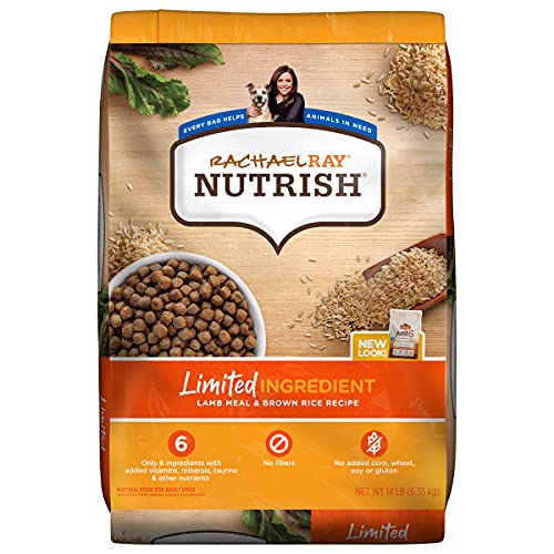 Rachael Ray Nutrish Just 6 Premium Natural Dry Dog Food, Limited