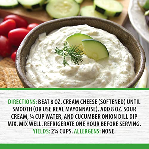 RADA Gluten Free Cucumber Onion Dill Quick Mix Dip