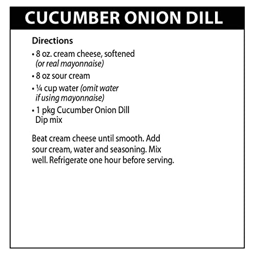 RADA Gluten Free Cucumber Onion Dill Quick Mix Dip