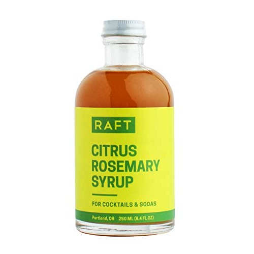 Raft Citrus Rosemary Syrup For Cocktails And Sodas, 250Ml