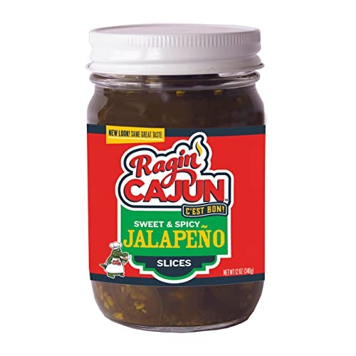 Candied Jalapeño Slices 12 fl oz Ragin Cajun Foods - Sweet and ...