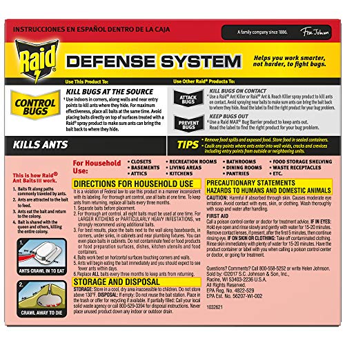 Raid Ant Killer Baits, For Household Use, Child Resistant, 4 Count