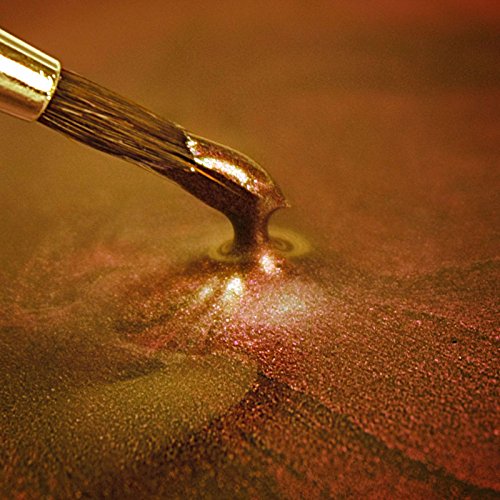 Ready-To-Use Metallic Dark Gold 100% Edible Food Paint For Cake