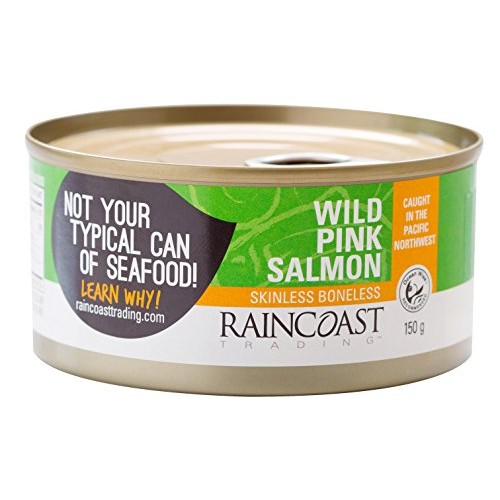 Raincoast Trading Wild Pink Salmon - Skinless Boneless Pack Of 12