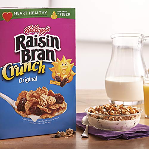 Kelloggs Raisin Bran Crunch Breakfast Cereal, Original, 67.5 Oz
