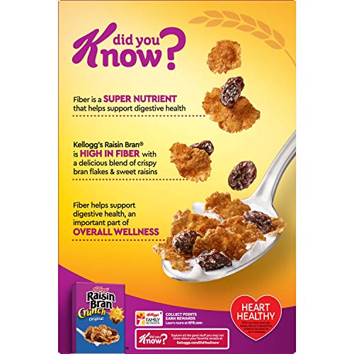 Kelloggs Raisin Bran, Breakfast Cereal, Original, Excellent Sou