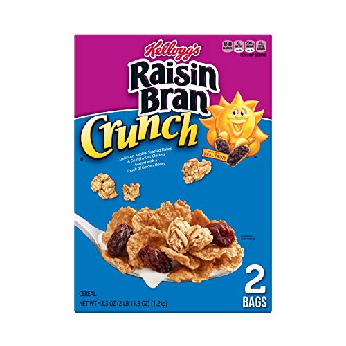 Kelloggs Raisin Bran Crunch, Breakfast Cereal, Original, Good S