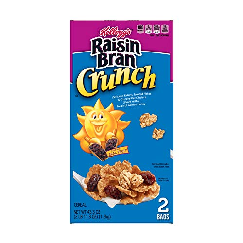 Kelloggs Raisin Bran Crunch, Breakfast Cereal, Original, Good S