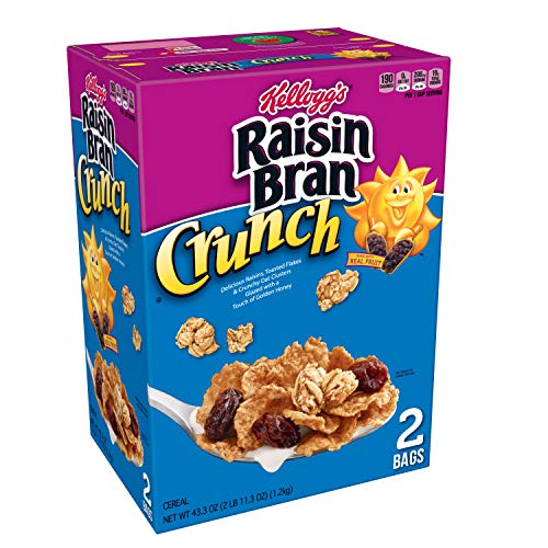 Kelloggs Raisin Bran Crunch, Breakfast Cereal, Original, Good S