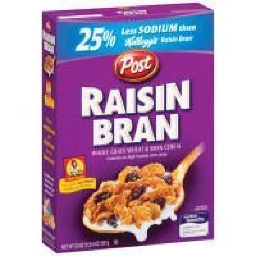 Post Raisin Bran Whole Grain Wheat &Amp; Bran Cereal 20 Oz