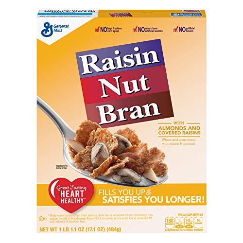 Pack Of 8 - Raisin Nut Bran Cereal 17.1 Oz Box