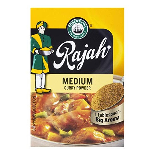 Rajah Medium Curry Powder, 3.53oz, 100g 1 Pack