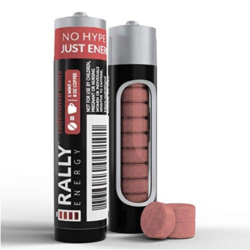 Caffeine Mints By Rally, 60Milligram Caffeine, Instant Energy, F