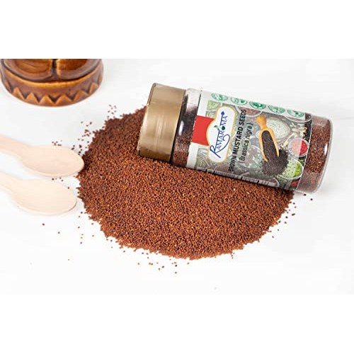 Ramaroma Brown Mustard Seed Whole – Gourmet Indian Spice – Hot &...
