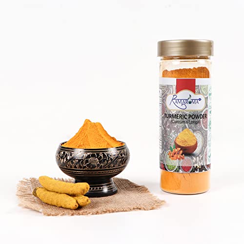 RamaromaTurmeric Powder Haldi Powder - Ground Turmeric in Pa...