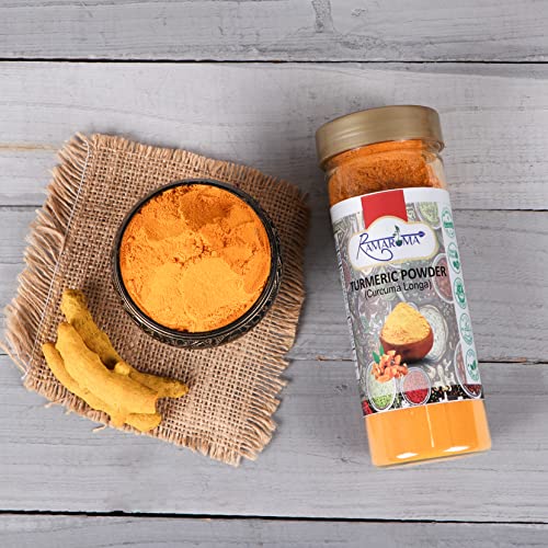 RamaromaTurmeric Powder Haldi Powder - Ground Turmeric in Pa...