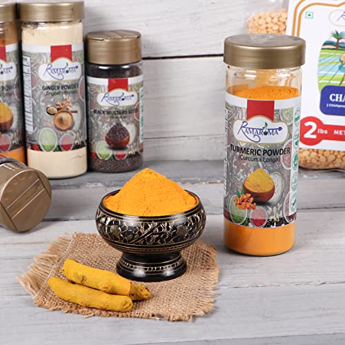 RamaromaTurmeric Powder Haldi Powder - Ground Turmeric in Pa...