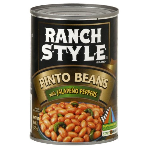Ranch Style Pinto Beans With Jalapenos 15Oz Can Pack Of 6