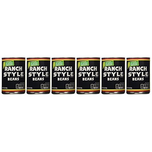 Ranch Style Beans, Sliced Jalapeno Peppers, 15Oz Can Pack Of 6