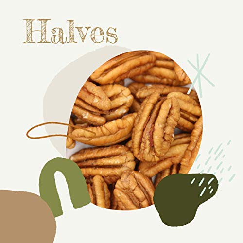 Rancho Pecana’S Natural Pecan Halves, Non-Gmo, Grain Free, Glute