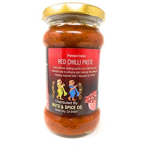 Asian Kitchen Red Chilli Cooking Paste 10.58oz 300g Glass Jar ...